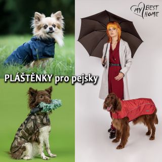 🌧️🐶 Déšť už vaše procházky nepřekazí! Naše psí pláštěnky ochrání vaše chlupaté kamarády před deštěm i blátem. 🐕✨✔️ Lehký a...