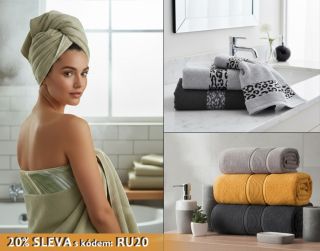 Nádherné ručníky a osušky s 20% slevou👍 s kódem RU20 do neděle 12.10.2025. Udělejte si radost❤ a nakupte u nás. 🏃‍♀️🏃‍♀...